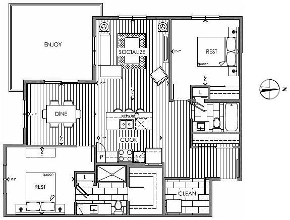 Edmonton 2 bedrooms Condo Unit for rent. Property photo: 325238-1