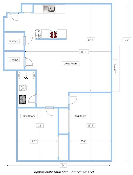 Edmonton 1 bedrooms Apartment for rent. Property photo: 401429-3