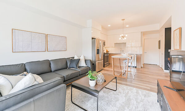 Calgary 1 bedroom Condo Unit for rent. Property photo: 535775-2
